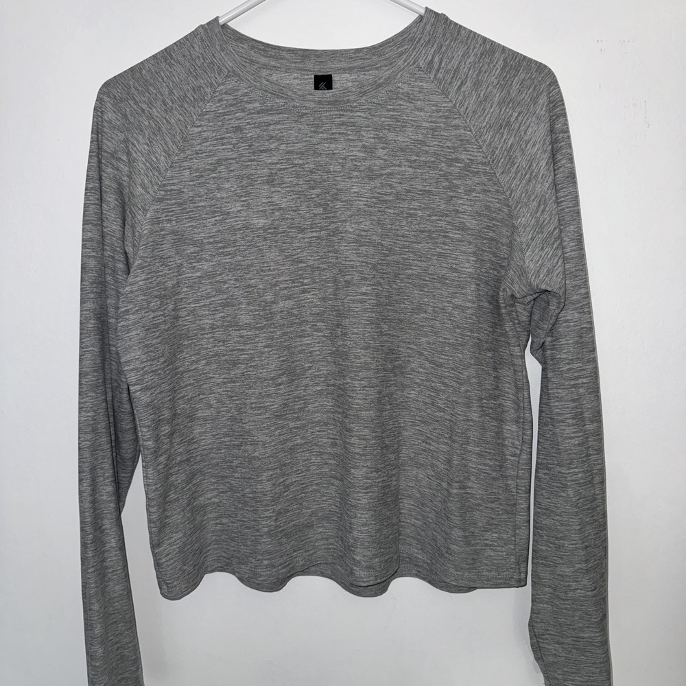 Kyodan Gray Light-Weight Workout Top Size M